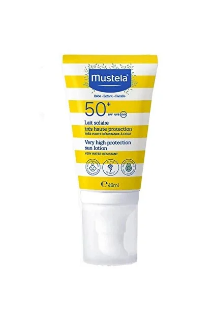 MUSTELA ÇOK YÜKSEK KORUMA FAKTÖRLÜ GÜNEŞ LOSYONU SPF 50+ 40 ML
