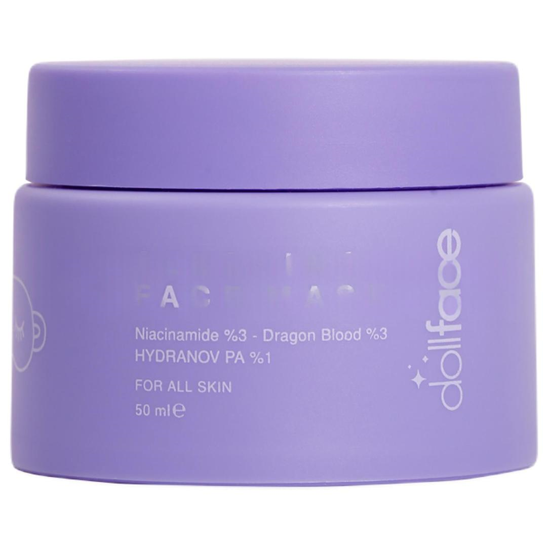 Dollface Good Night Sleeping Face Mask Nemlendirici Besleyici Durulanmayan Gece Nem Maskesi 50 ml
