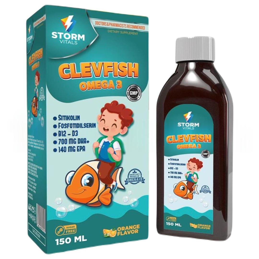 Storm Vitals Clevfish Omega Sitikolin 150 ml