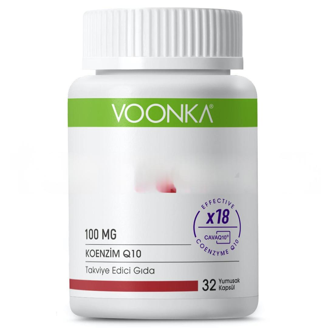 Voonka Co-Q10 100 mg 32 Yumuşak Jel - Eski Ambalaj