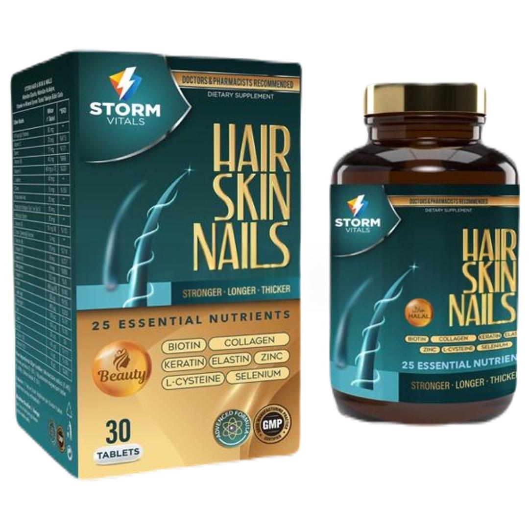 Storm Vitals Hair Skin Nails 30 Kapsül