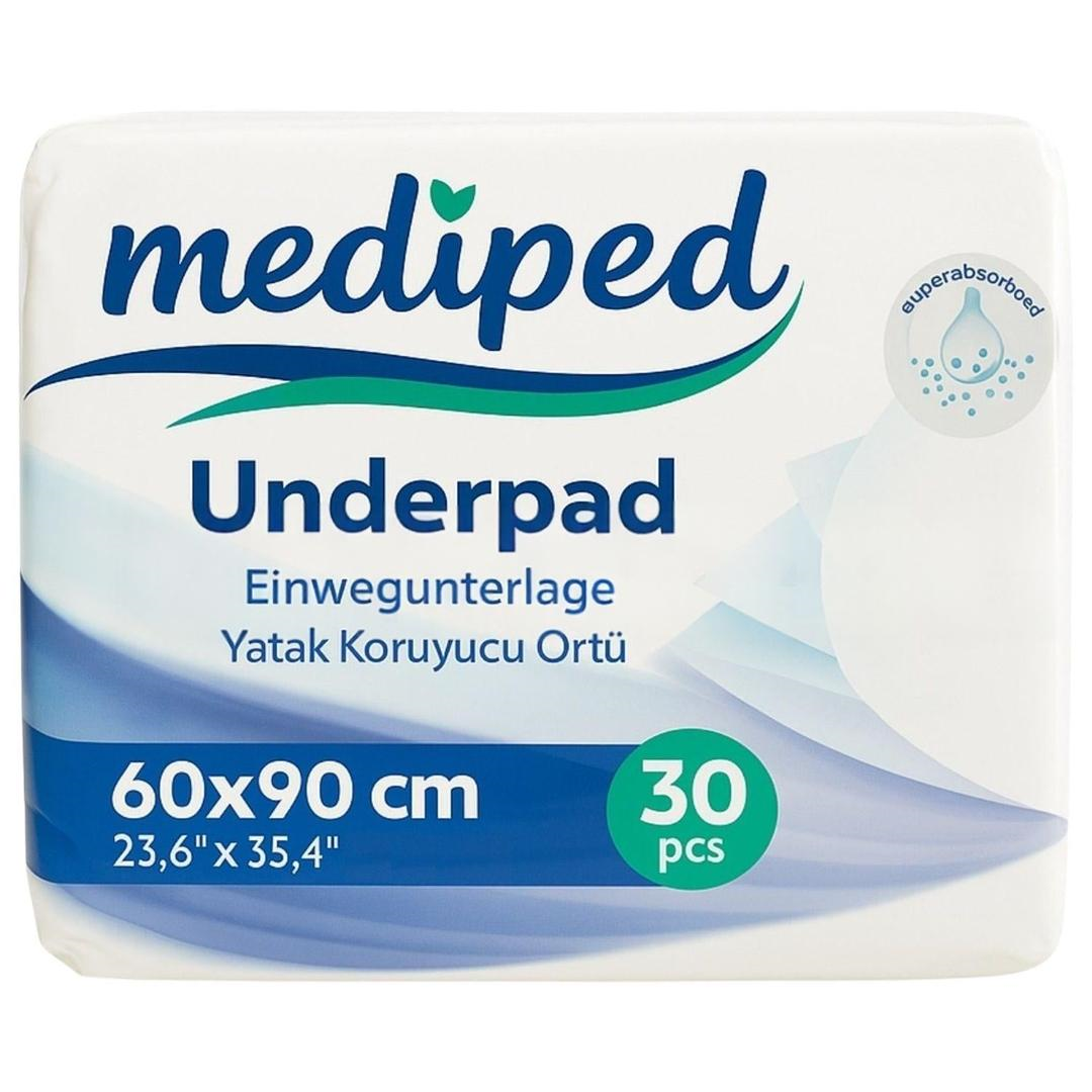 Mediped Yatak Koruyucu Örtü 60x90 cm - 30 Adet