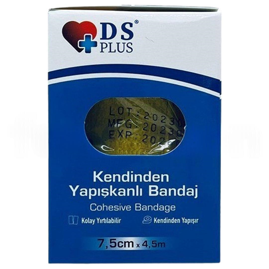Ds Plus Coban Bandaj 7,5 cm x 4,5 m - Sarı