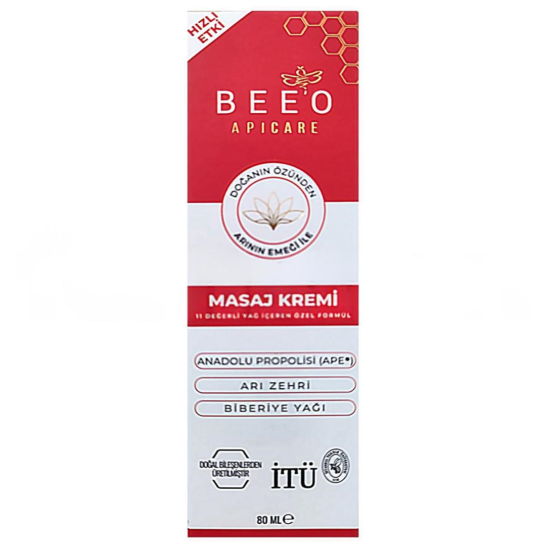 Bee'o Apibeauty Apicare Masaj Kremi 80 ml