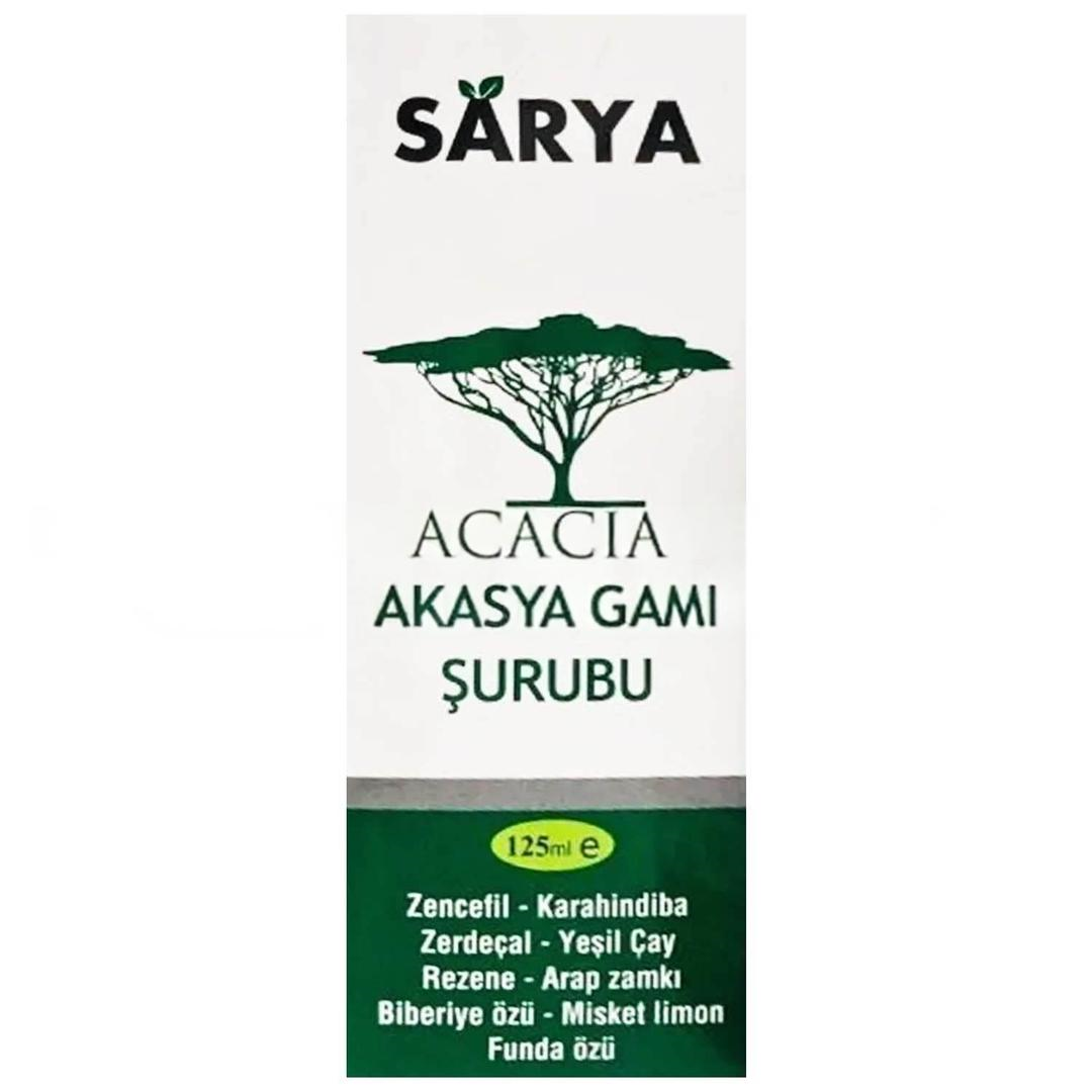 Sarya Acacia Akasya Gamı Şurubu Akasya Şurubu 125 ml