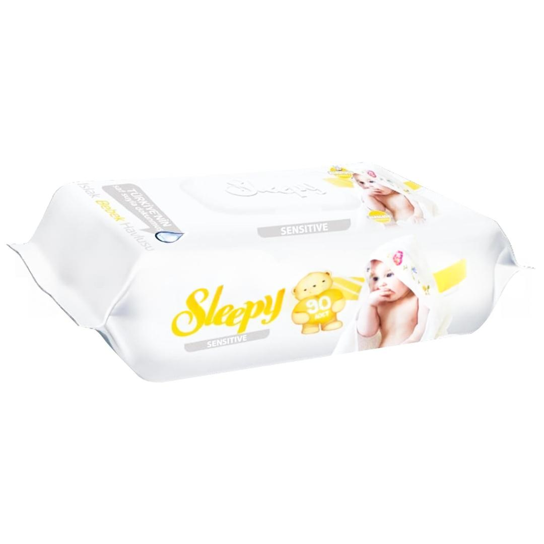 Sleepy Sensitive Islak Bebek Havluları 90 Yaprak