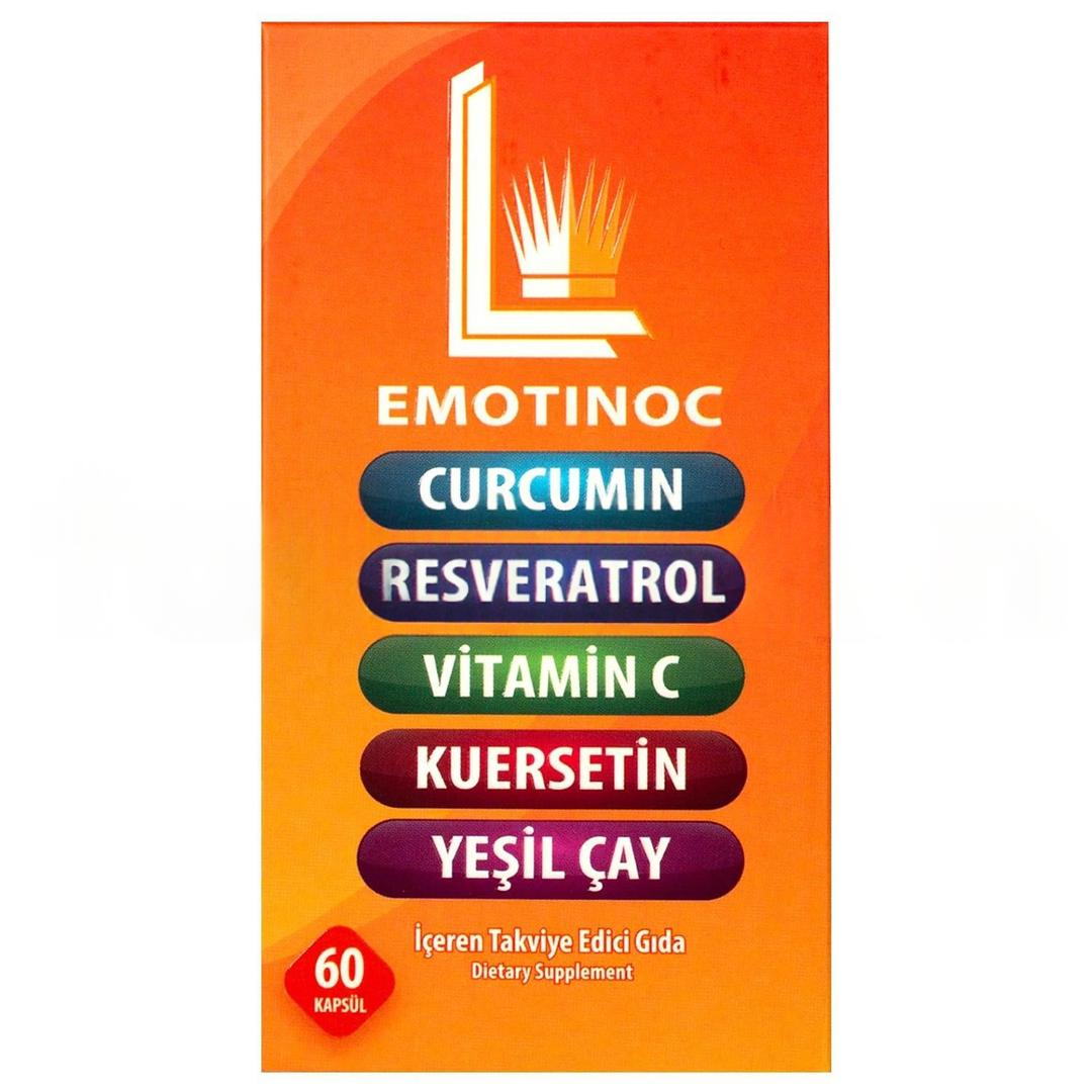 Emotinoc Kurkumin Resveratrol 60 Kapsül