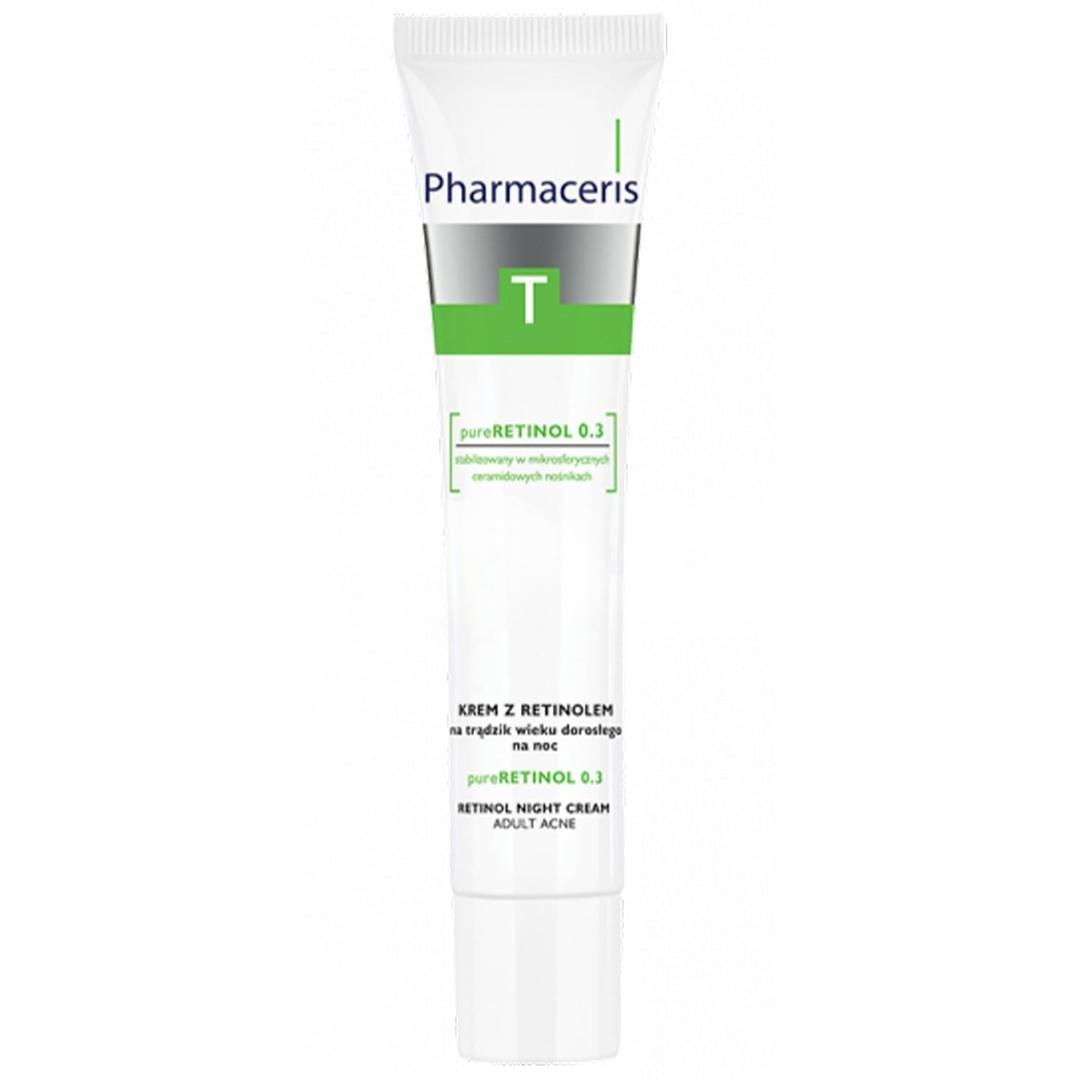 Pharmaceris Pure Retinol 0,3 Kırışıklık ve Akne Karşıtı Yağlı Ciltler İçin Gece Kremi 40 ml