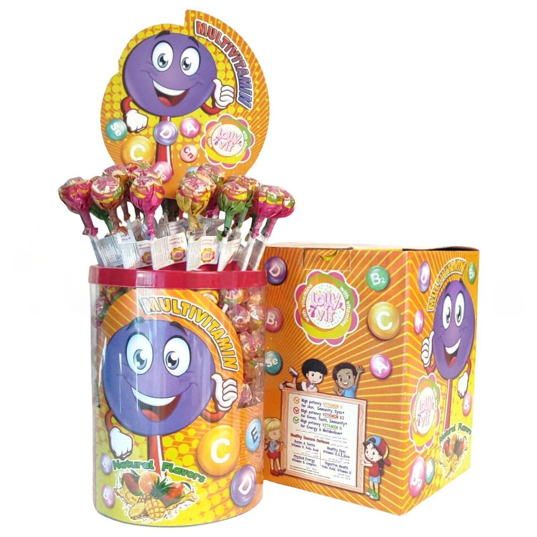 Lollyvit Multivitamin Lolipop 10 gr 150'li