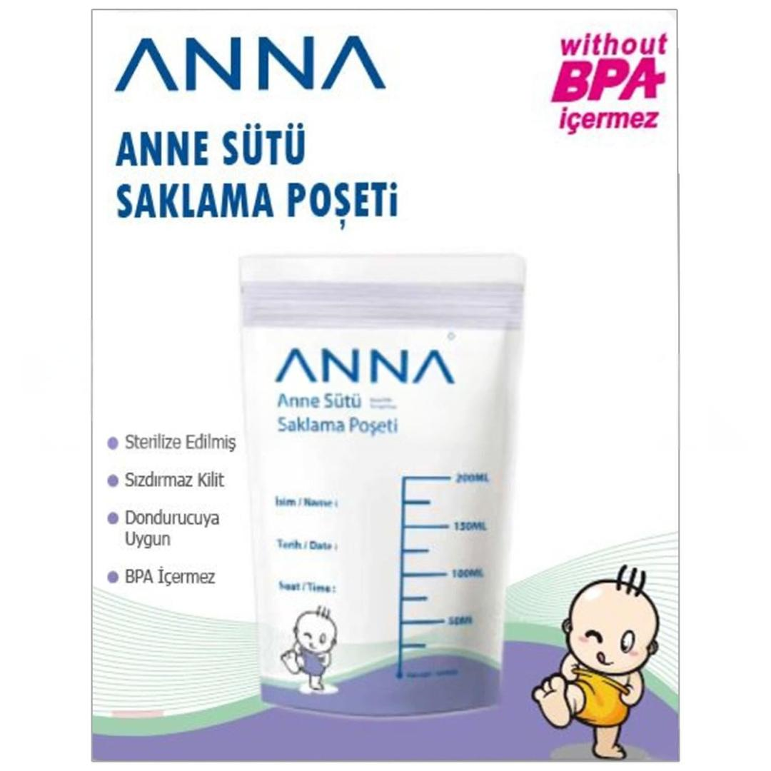 Anna Süt Saklama Poşeti 20'li