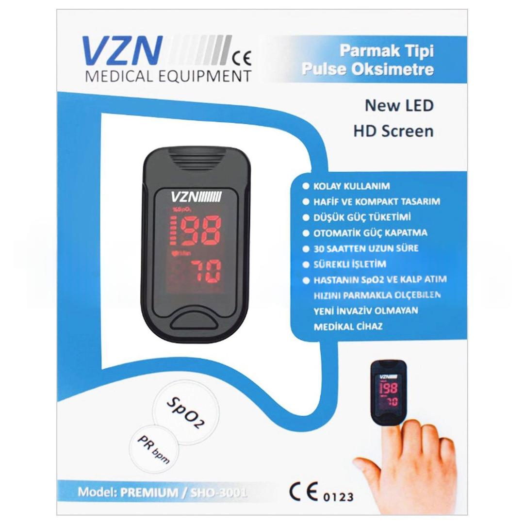 VZN Parmak Tipi Pulse Oksimetre Yetişkin
