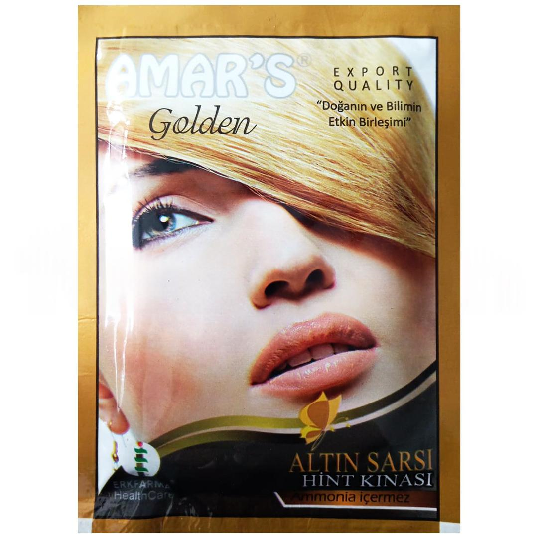 Amar's Hint Kınası - Altın Sarısı 10 gr