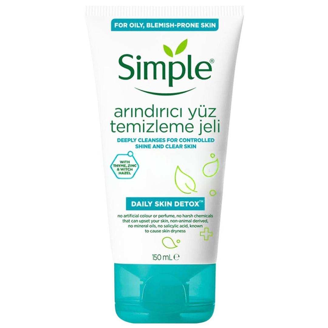 Simple Arındırıcı Yüz Temizleme Jeli 150 ml