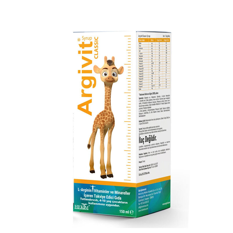 Argivit Takviye Edici Gıda Şurup 150ml