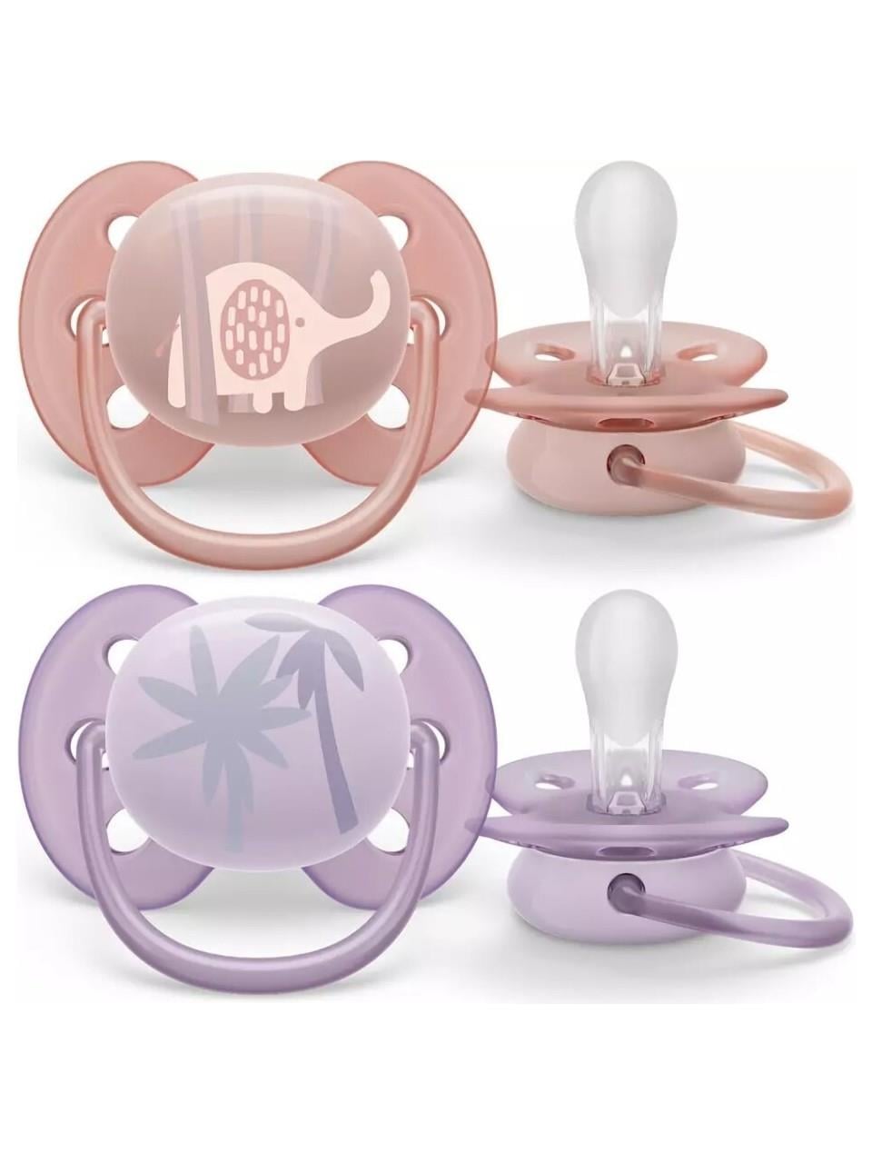 AVENT ULTRA SOFT DESENLİ EMZİK 0-6 KIZ