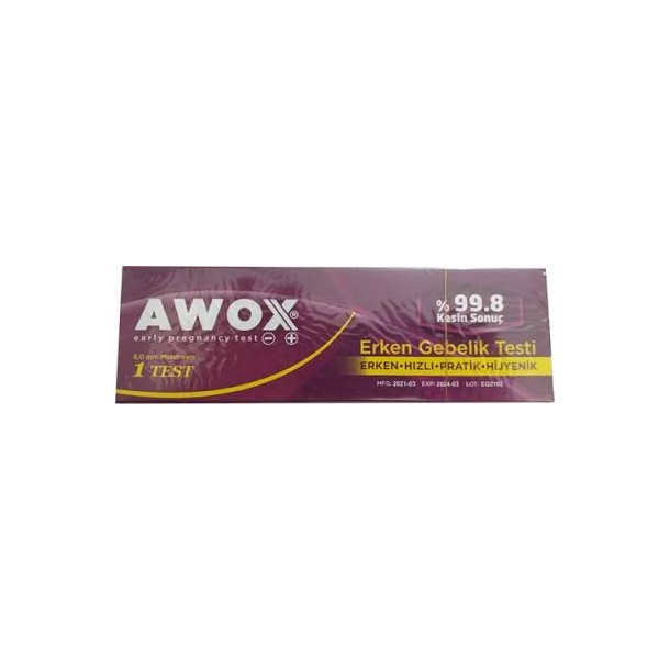 AWOX ERKEN GEBELİK TESTİ