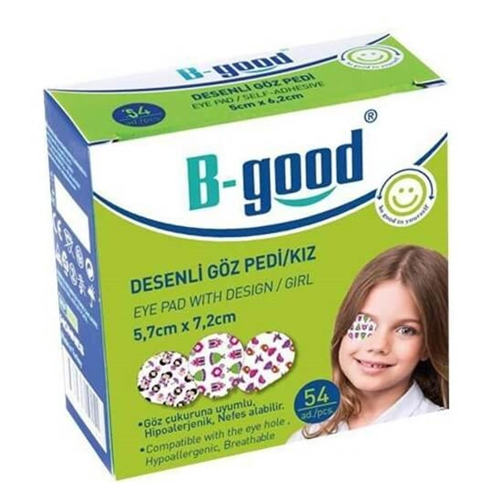 B-good Desenli Göz Pedi / Kız 54'lü