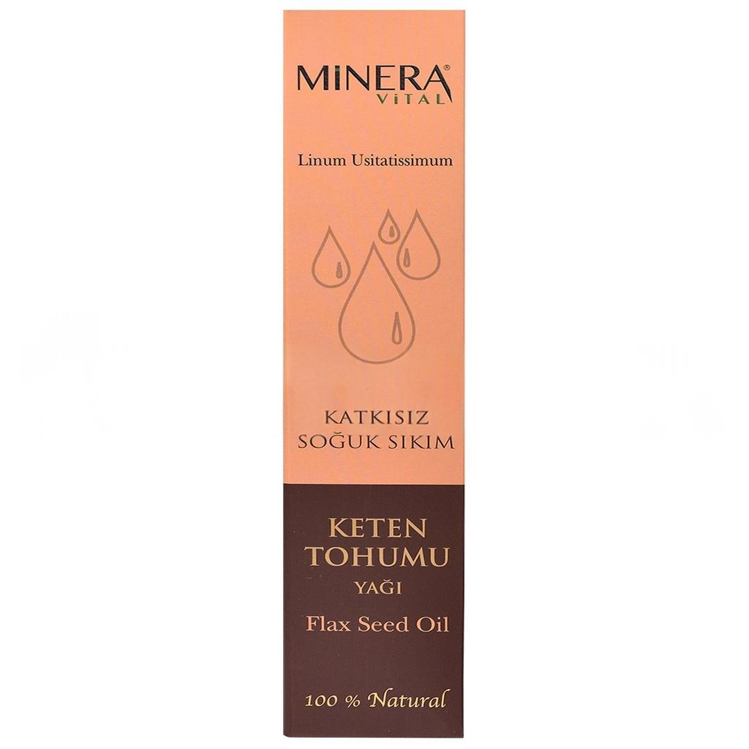Minera Vital Keten Tohumu Yağı 250 ml (Soğuk Pres)