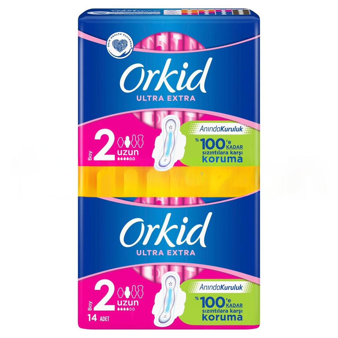 Orkid Ultra Extra Hijyenik Ped Uzun 14'lü