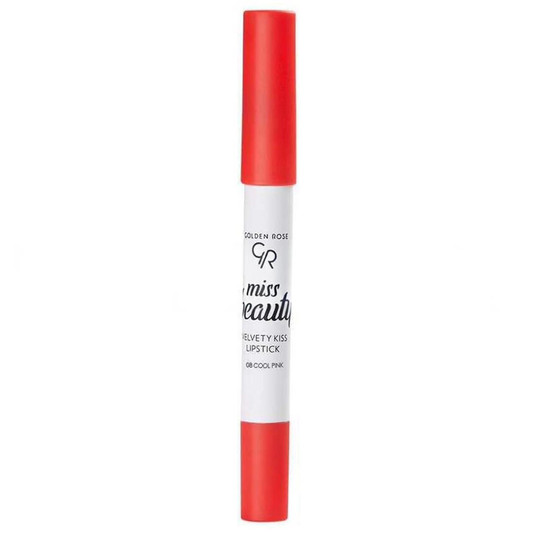 Golden Rose Miss Beauty Velvety Kiss Lipstick - 08 Cool Pink