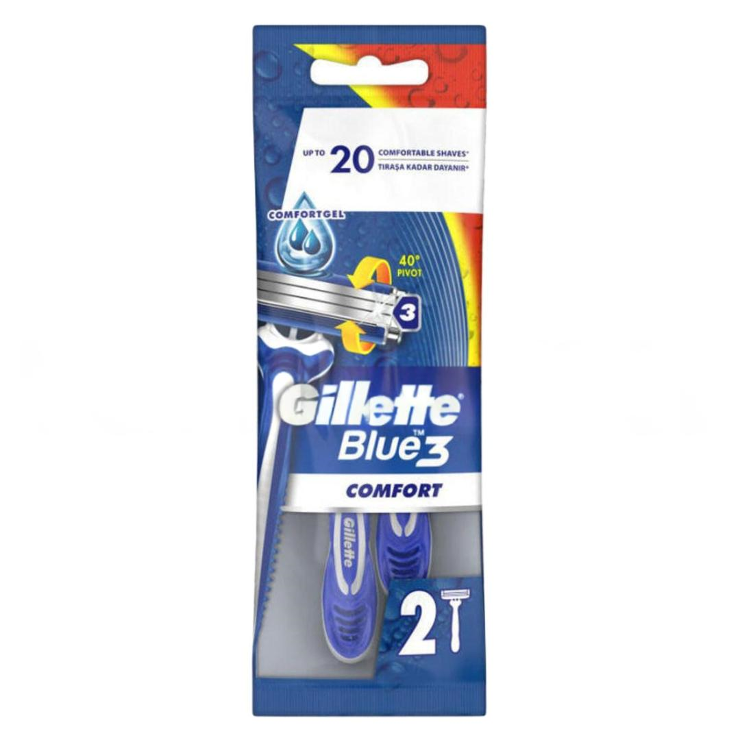 Gillette Blue3 Comfort Kullan At Tıraş Bıçağı 2'li