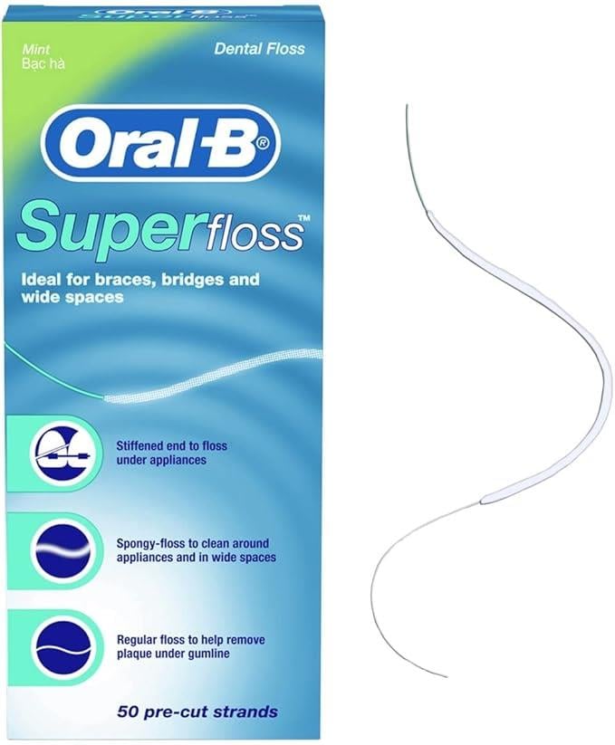 Oral-b Diş İpi Süper Floss 50m
