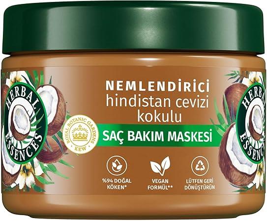 Herbal Essences Nemlendirici Hindistan Cevizi Kokulu 300 ml Saç Bakım Maskesi