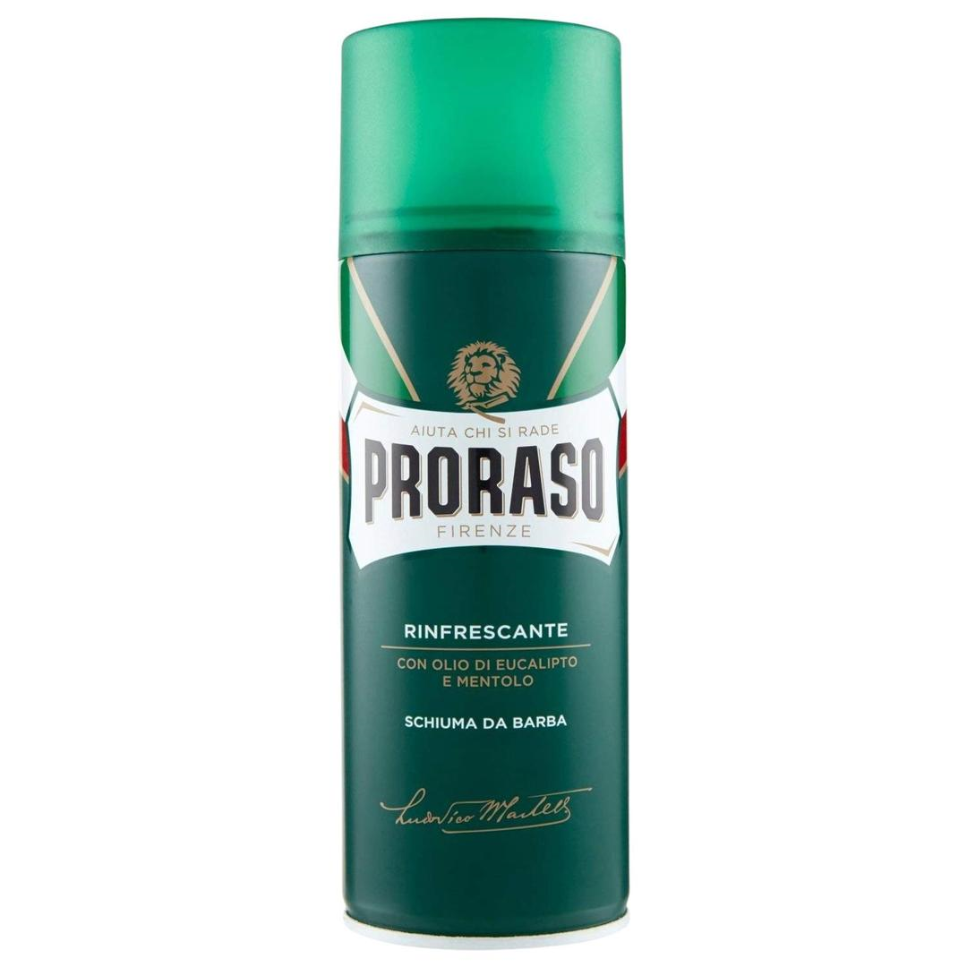 Proraso Shaving Foam Green With Menthol Avocado Oil Eucalyptus Oil 400 ml