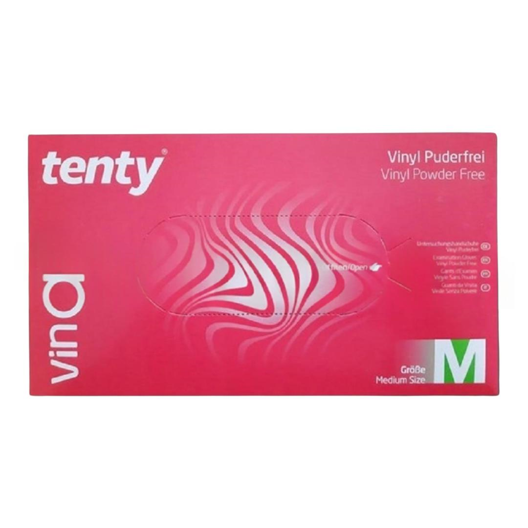 Tenty Vina+ Vinil Pudrasiz Muayene Eldiveni Medium 100'lü
