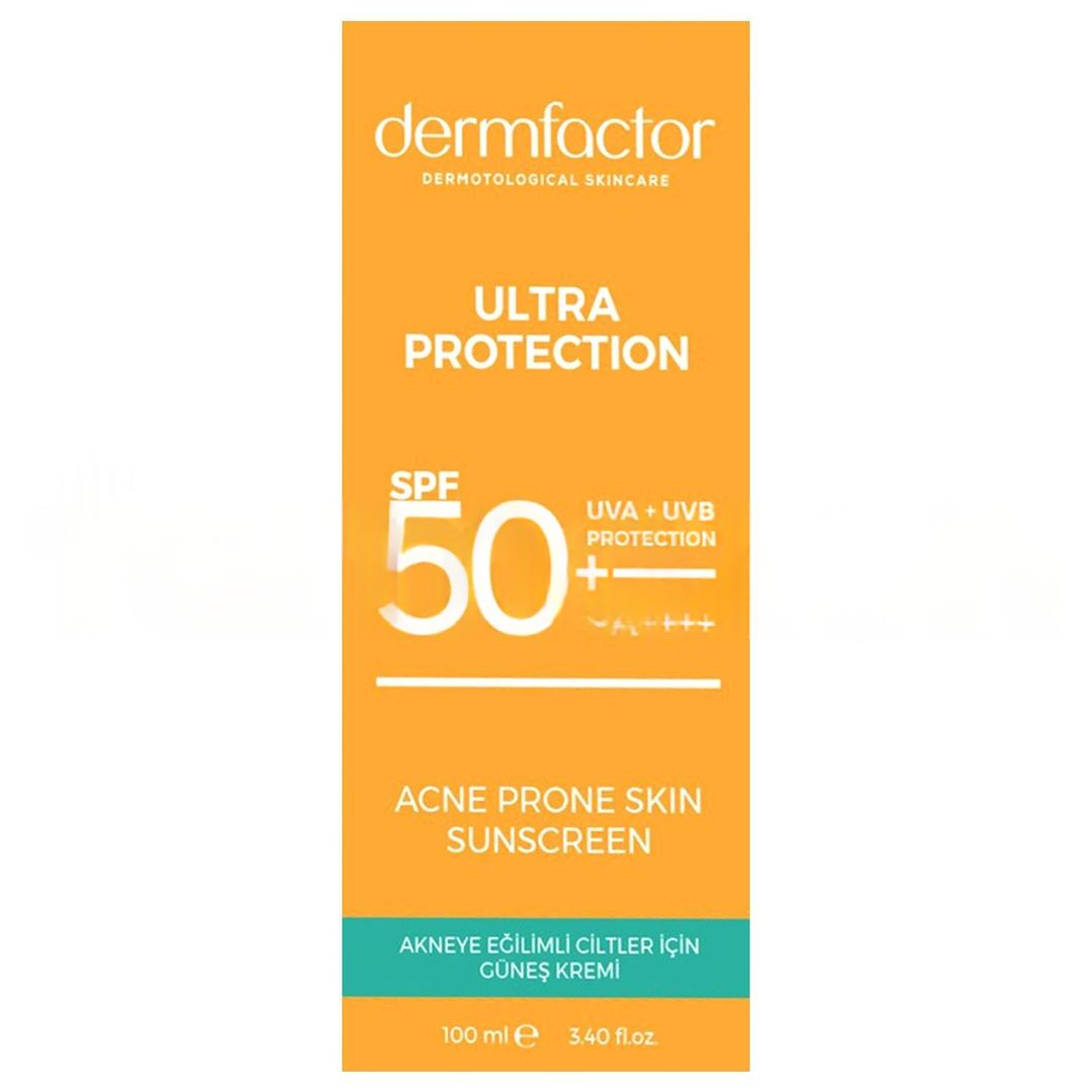 Dermfactor Ultra Protection Akneye Eğilimli Cilt Tipleri İçin Güneş Kremi SPF50 120 ml