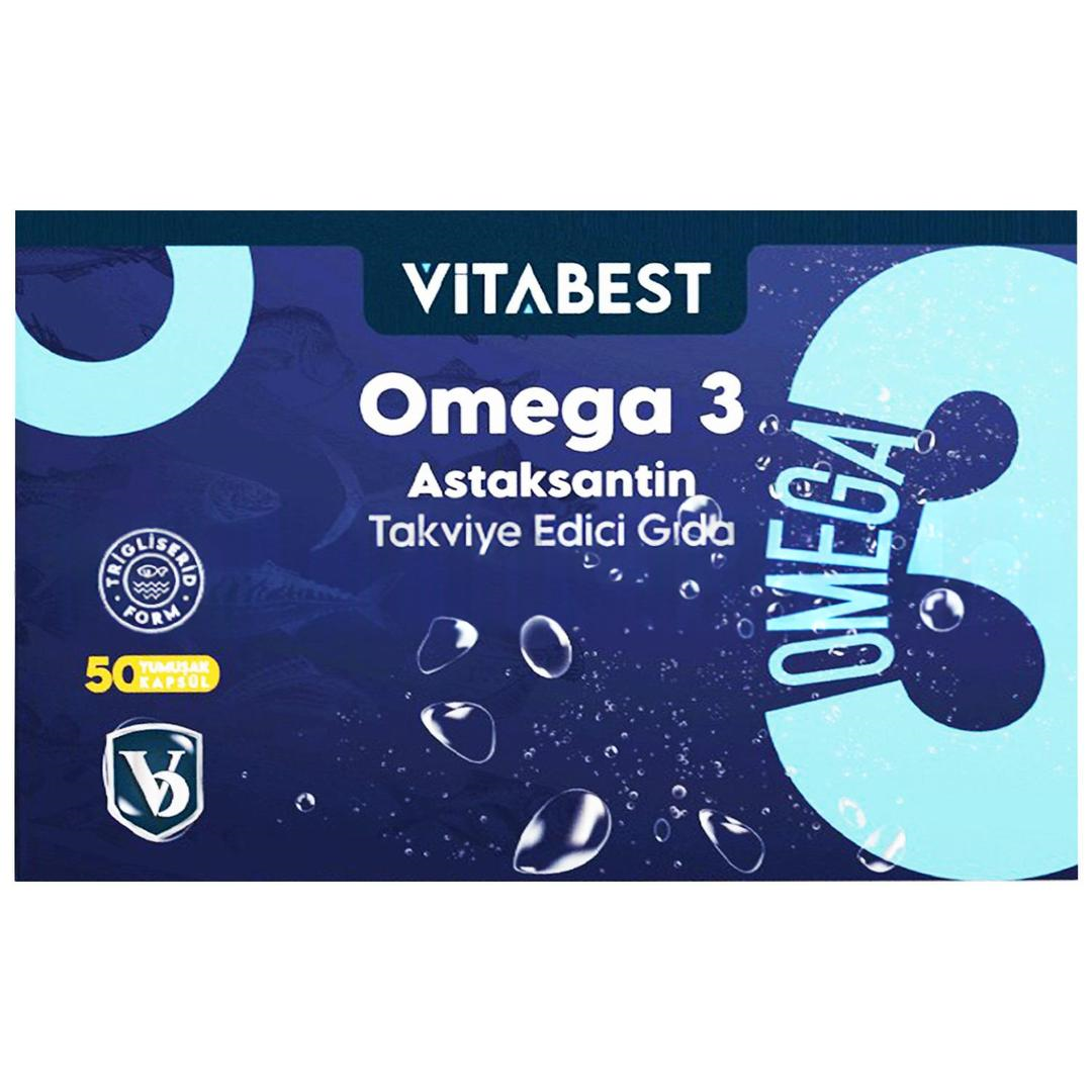 Vitabest Omega 3 Astaksantin 50 Yumuşak Kapsül
