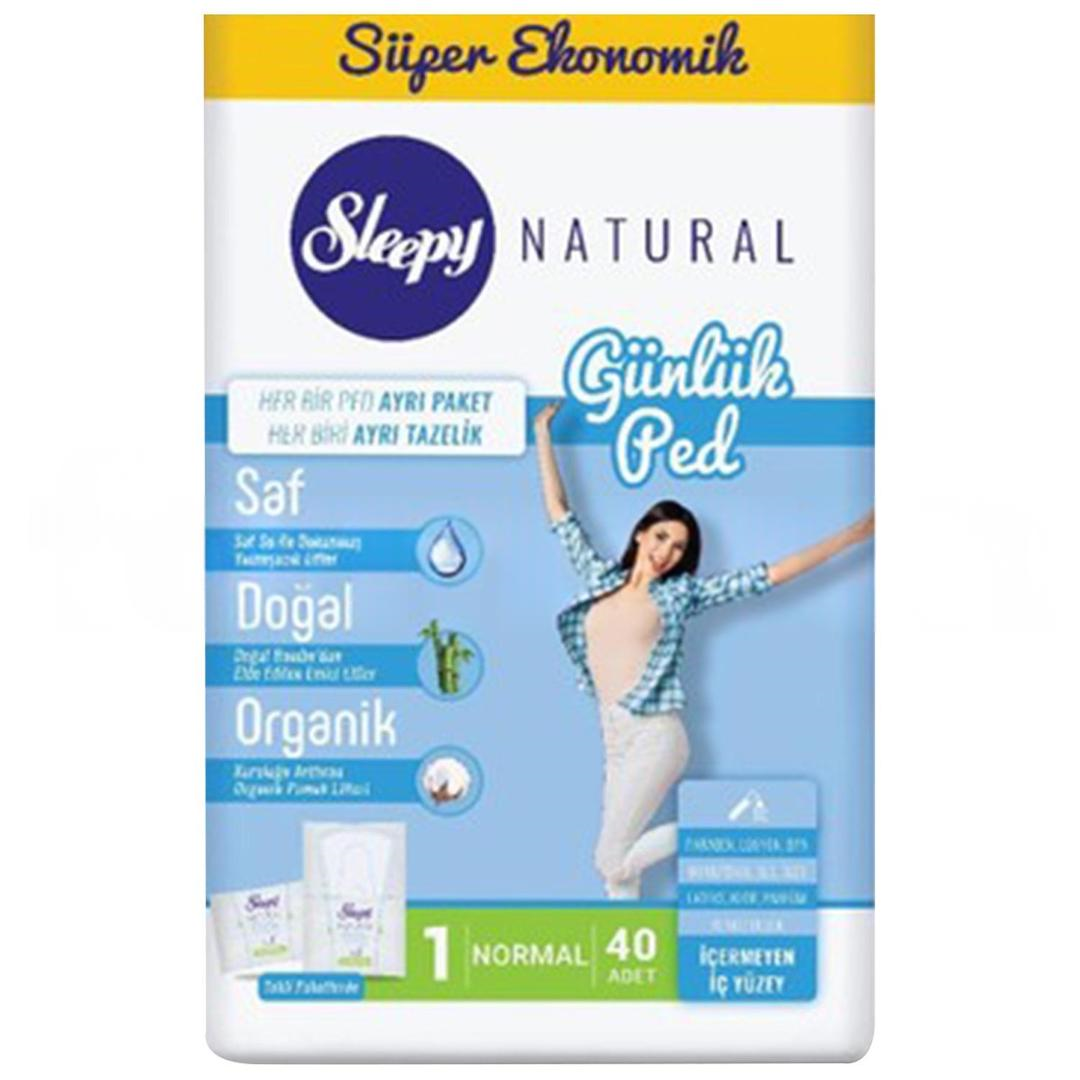 Sleepy Natural Günlük Ped Normal 40'lı