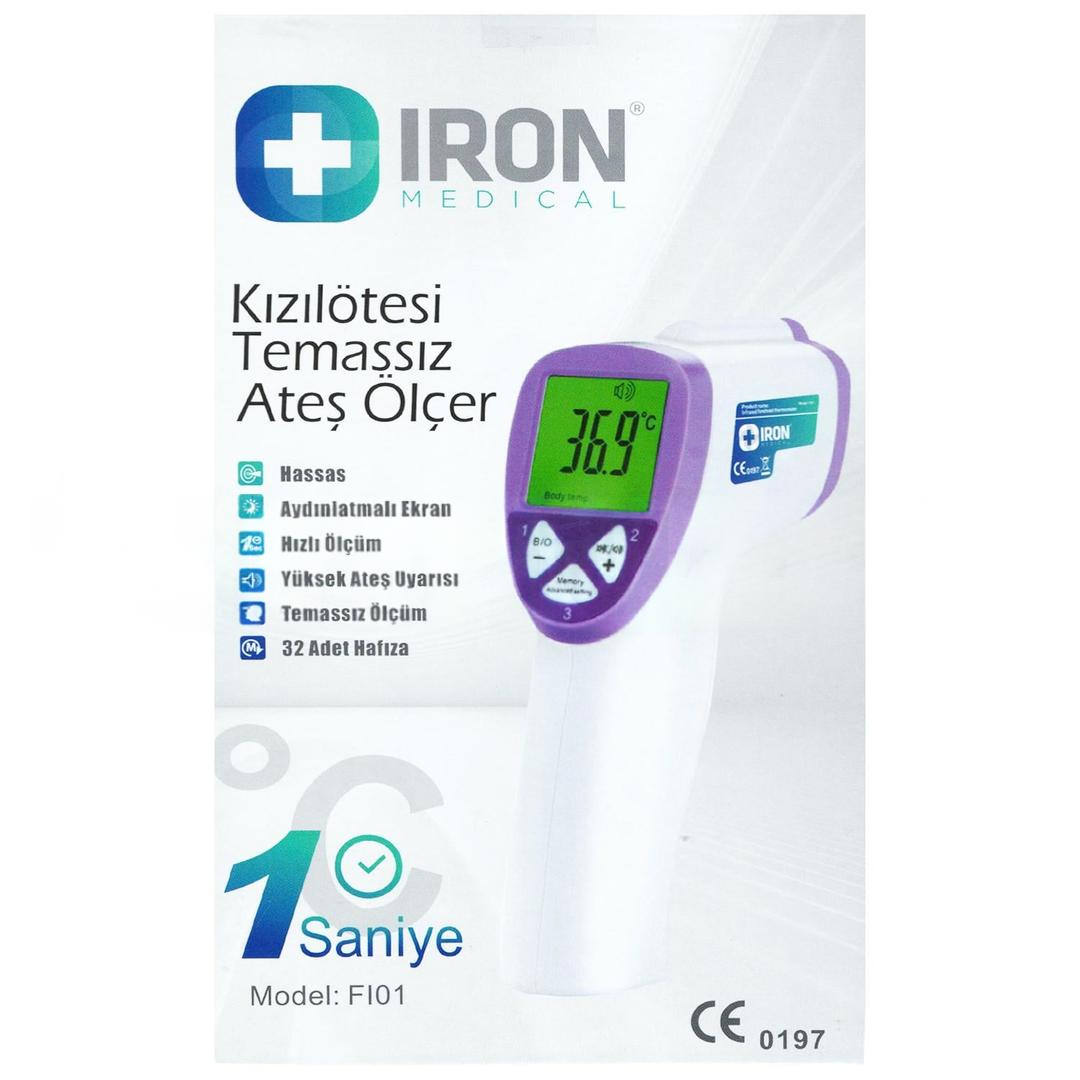 Iron Dijital Temassız Ateş Ölçer
