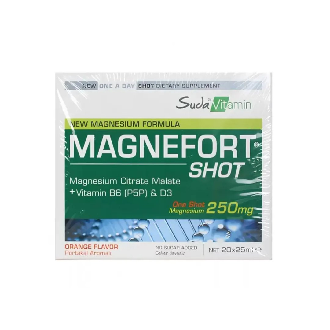 SUDA VITAMIN-MAGNEFORT SHOT ORANGE 25ml x 20 Shot
