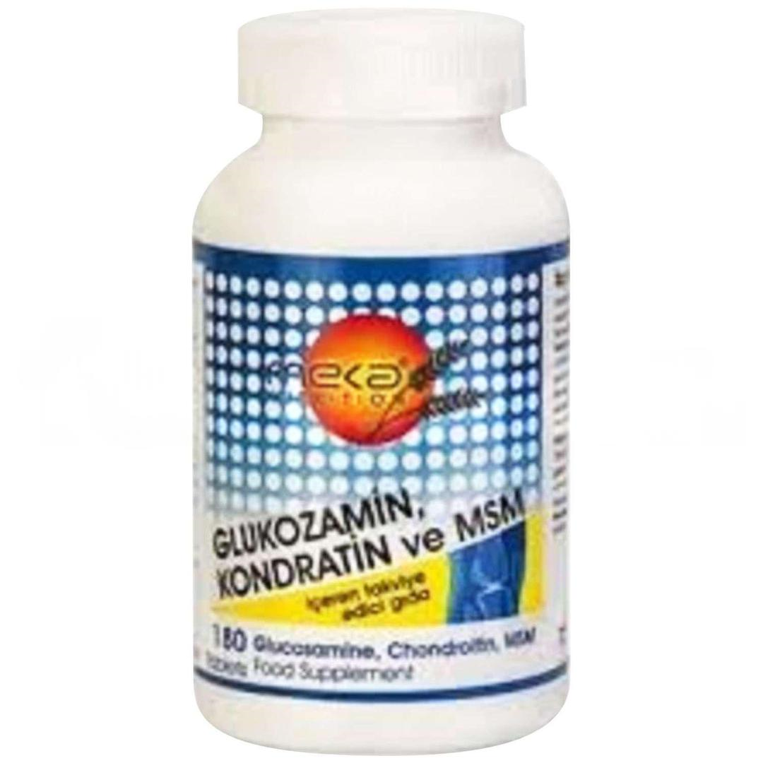 Meka Nutrition Glukozamin Kondratin ve MSM 2255 mg 180 Tablet