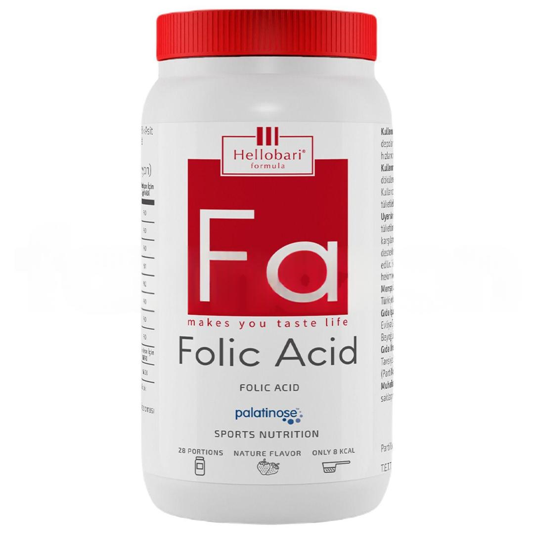 Hellobari Formula Folic Acid Doğal Çilek Aromalı 28 Porsiyon