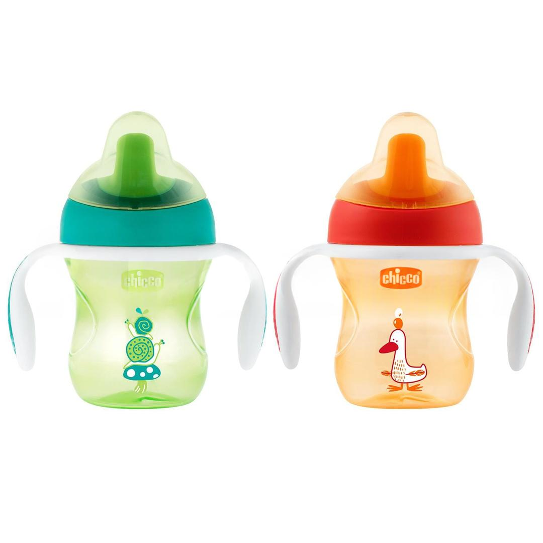 Chicco Yarı Yumuşak Uçlu Eğitim Bardağı 6 Ay+