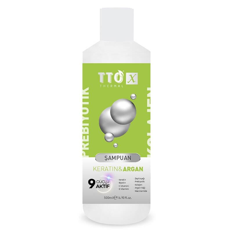 TTO X Keratin ve Argan Prebiyotik Şampuan 500 ml