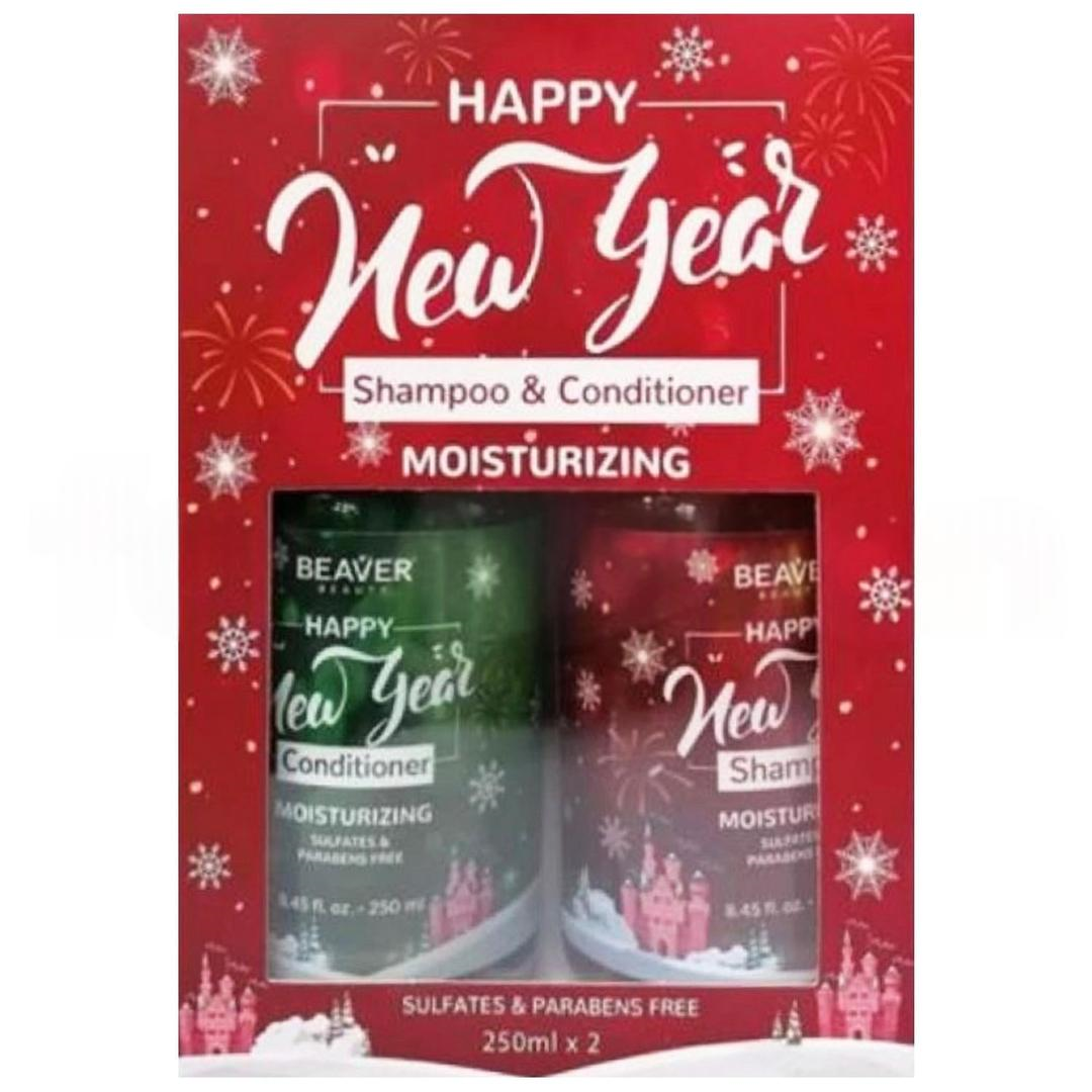 Beaver Happy New Year Saç Bakım Seti Şampuan 250 ml + Saç Kremi 250 ml