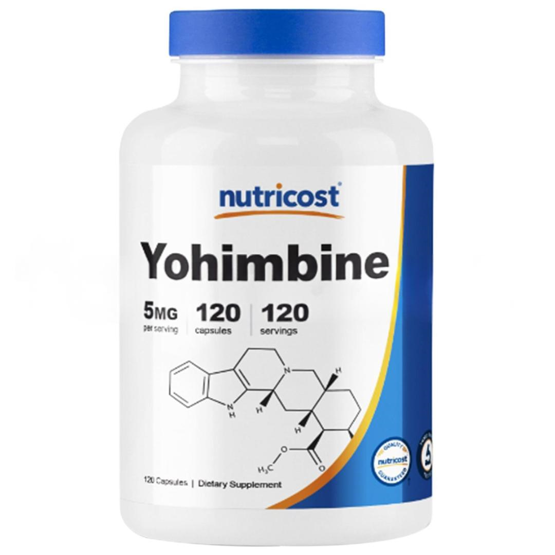 Nutricost Extra Strength Yohimbine HCL 5 mg 120 Capsules - İthal