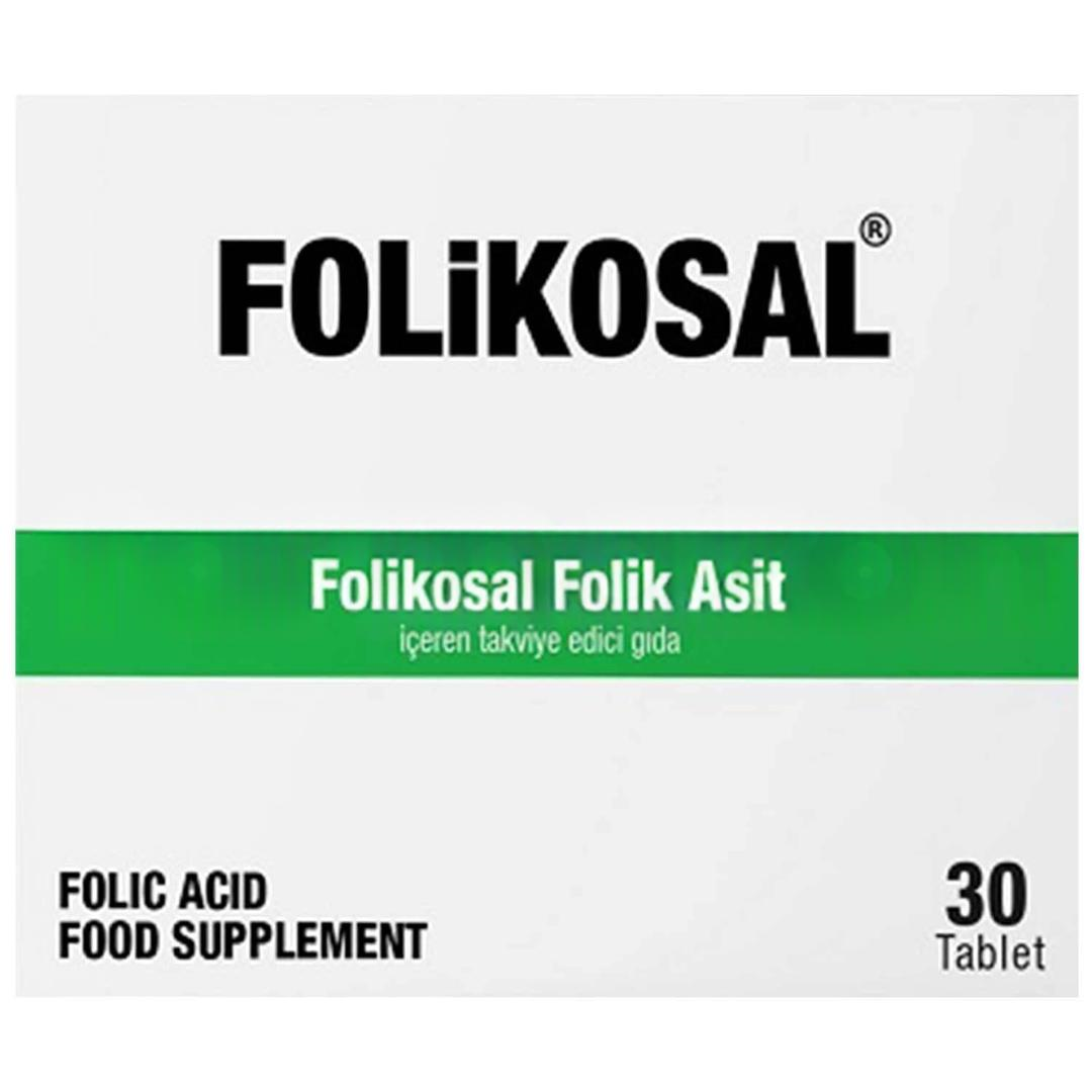 Folikosal 400 mcg Folik Asit 30 Tablet