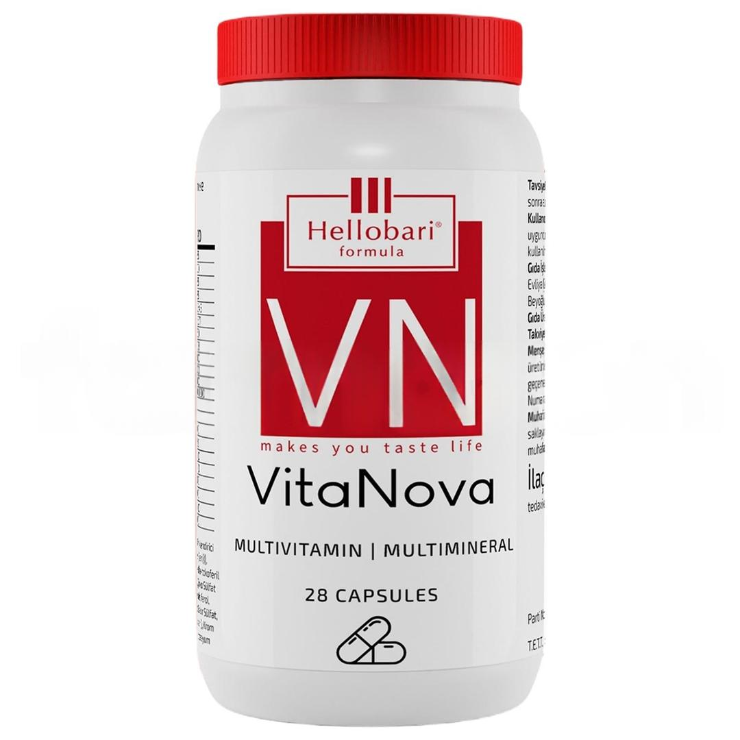 Hellobari Formula Vitanova Multivitamin & Multimineral 28 Kapsül