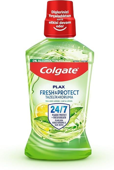 Colgate Plax Çay ve Limon 500 ml Ağız Bakım Suyu