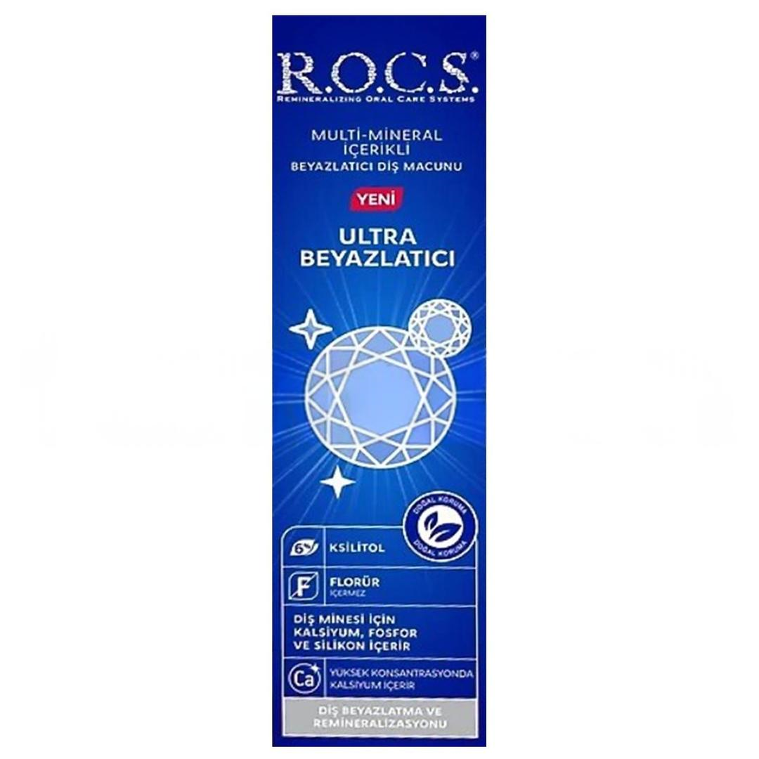 Rocs Ultra Beyazlatıcı Diş Macunu 75 ml