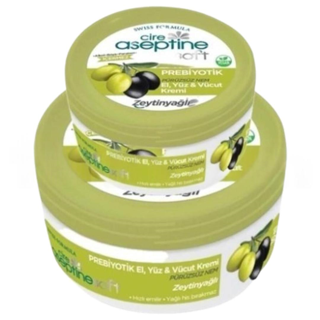 Cire Aseptine Soft Prebiyotik Zeytin Krem 100 ml + 30 ml