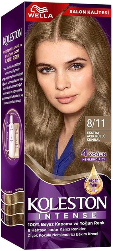 Koleston Intense 8/11 Ekstra Açık Küllü Kumral 50 ml Saç Boyası