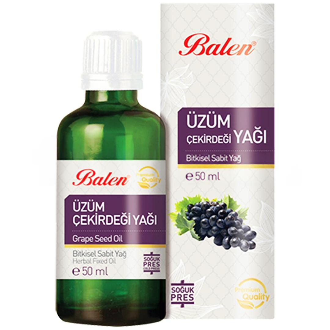 Balen Üzüm Çekirdeği Yağı (Soğuk Pres) 50 ml