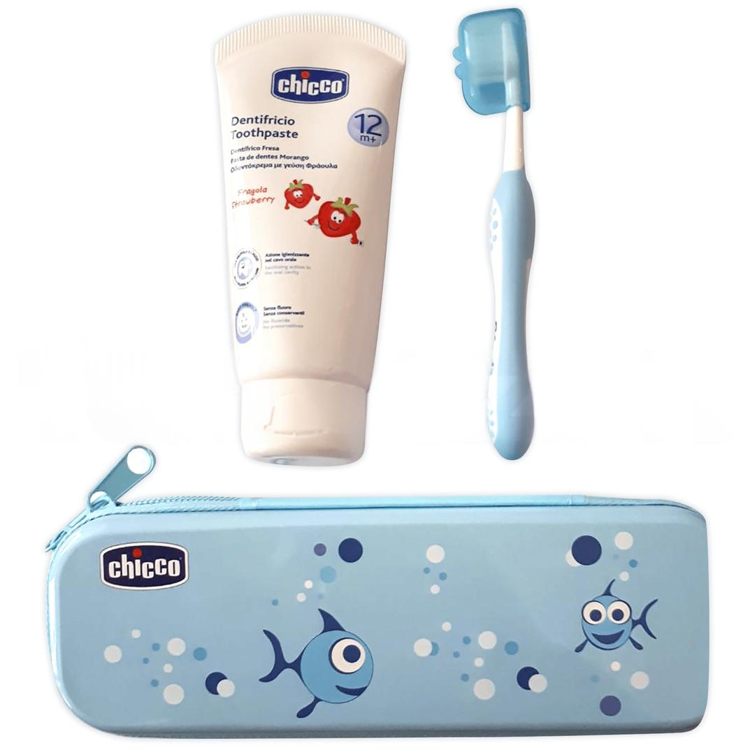 Chicco Diş Bakım Seti - Mavi