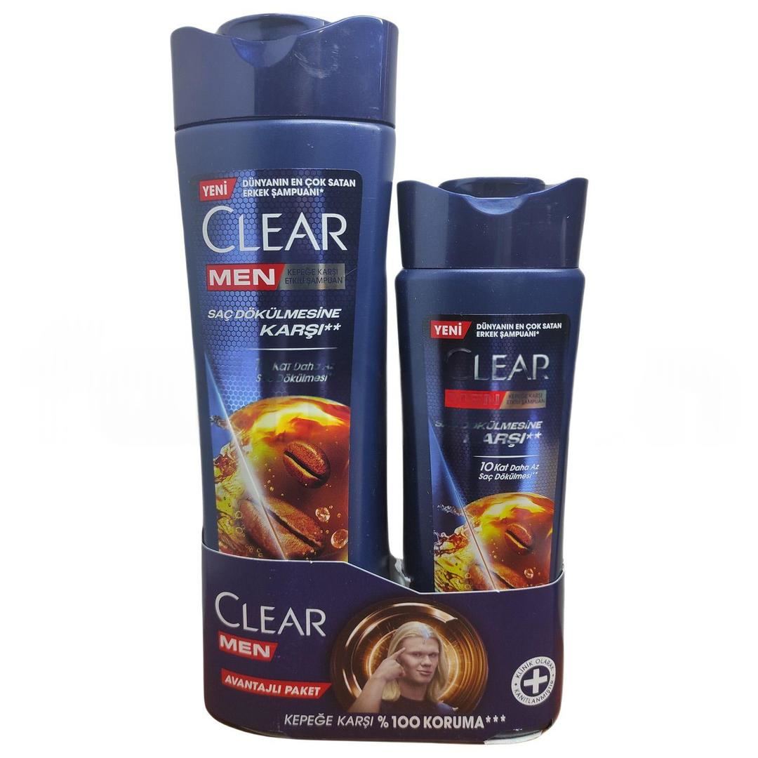 Clear Men Kepeğe ve Saç Dökülmesine Karşı Etkili Şampuan 350 ml + 180 ml
