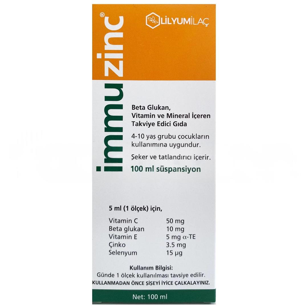 İmmuzinc Şurup 100 ml